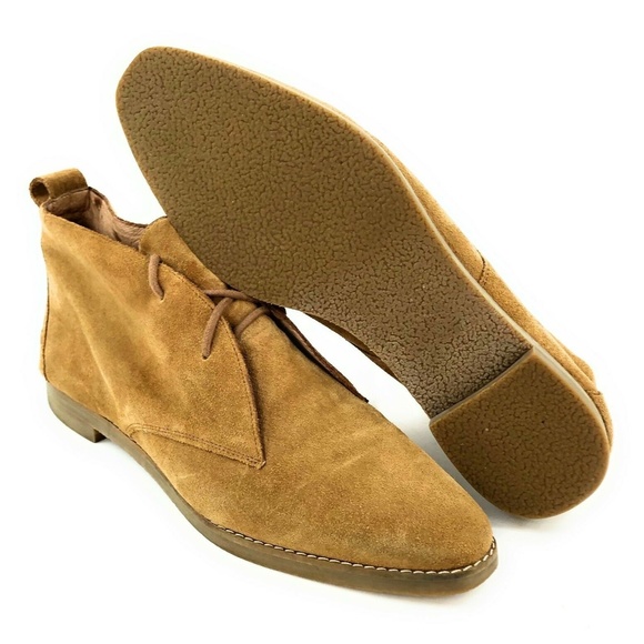 Madewell $198 Suede Nash Lace Up Boots Leather 10 - Picture 3 of 6